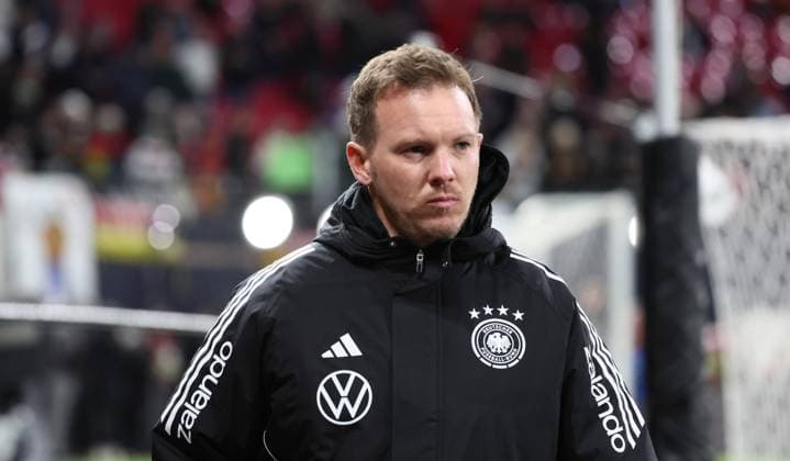 Leipzig, 17.11.2025, Red Bull Arena, Fussball, WM Qualifikation , BR Deutschland vs. Slowakei , Im Bild; Bundestrainer Julian Nagelsmann (Deutschland) ,