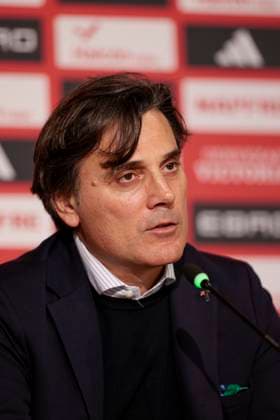 Spain V Turkiye - FIFA World Cup, WM, Weltmeisterschaft, Fussball 2026 Qualifier Vincenzo Montella of Turkiye attends a press conference, PK, Pressekonferenz during the FIFA World Cup 2026 Qualifier match between Spain and Turkiye at La Cartuja Stadium in Seville, Spain, on November 17, 2025. Seville Spain  Copyright: xJosexLuisxContrerasx originalFilename:joseluiscontreras-spainvtu251117_npZ1x.jpg