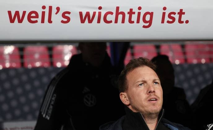 Leipzig , Fußball Länderspiel WM Qualifikation ( Europa ) , Deutschland vs. Slowakei , Julian Nagelsmann ( GER )