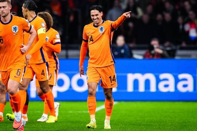 World Cup qualification: The Netherlands v Lithuania Amsterdam - Tijani Reijnders of The Netherlands during the qualification match for the World Cup 2026. The match is set between The Netherlands and Lithuania at Johan Cruyff Arena on 17 November 2025 in Amsterdam, The Netherlands. (VK Sportphoto Yannick Verhoeven) Copyright: xYannickxVerhoevenx