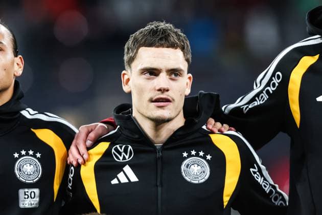 Fussball, UEFA European Qualifiers WM Qualifikation Europa Gruppe A - 10. Spieltag Deutschland - Slowakei 17.11.2025, Red Bull Arena Florian Wirtz (Deutschland, 17) Leipzig Red Bull Arena Sachsen Deutschland