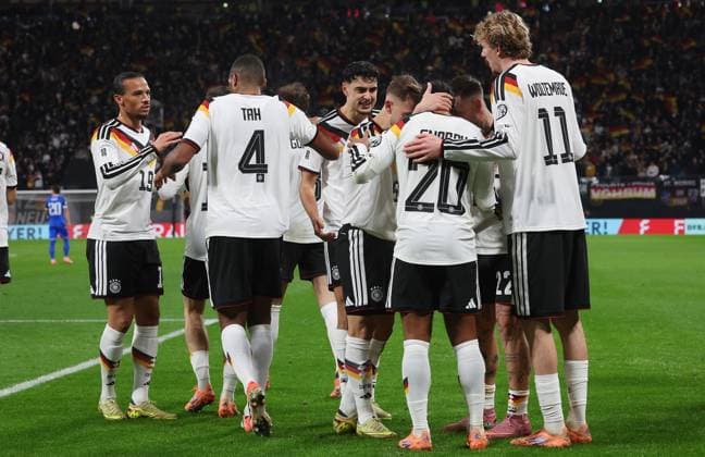 Leipzig , Fußball Länderspiel WM Qualifikation ( Europa ) , Deutschland vs. Slowakei ,