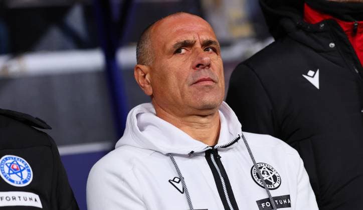 Deutschland - Slowakei WM Qualifikation Leipzig, 17.11.2025, Red Bull Arena, Fussball, WM Qualifikation , BR Deutschland (DEU) vs. Slowakei (SVK) , Im Bild: Trainer Francesco Calzona (SLOWAKEI ,