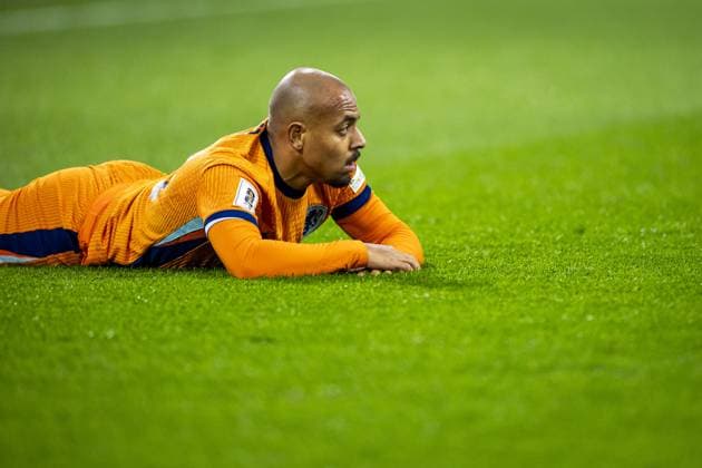 AMSTERDAM - Donyell Malen of the Netherlands during the World Cup qualifying match between the Netherlands and Lithuania at the Johan Cruijff ArenA on November 17, 2025, in Amsterdam, Netherlands. ANP KOEN VAN WEEL FIFA 2026 World Cup Qualifier 2025-2026 xVIxANPxSportx xxANPxIVx 542368796 originalFilename: 542368796.jpg