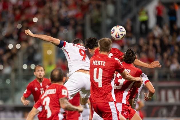 2025.11.17 Malta Pilka nozna Kwalifikacje Mistrzostw Swiata 2026 Malta - Polska N z Robert Lewandowski gol bramka Foto Marcin Karczewski PressFocus 2025.11.17 Malta Football - FIFA World Cup, WM, Weltmeisterschaft, Fussball 2026 Qualifying round Malta - Poland Robert Lewandowski gol bramka Credit: Marcin Karczewski PressFocus NEWSPIX.PL --- newspix.pl 