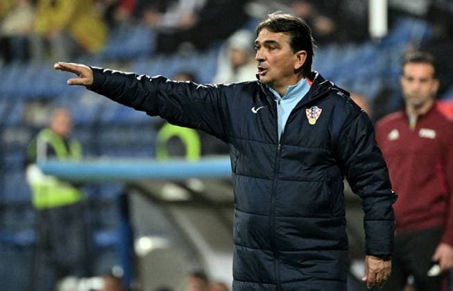 Podgorica, Montenegro, 171125. City Stadium. Football match of the 10th round of Group L of the European qualifiers for the FIFA World Cup, WM, Weltmeisterschaft, Fussball 2026, Montenegro - Croatia. In the photo: Zlatko Dalic. Photo: Tom Dubravec CROPIX Split CROATIA Copyright: xxTomxDubravecx crna_gora_hrvatska69-171125