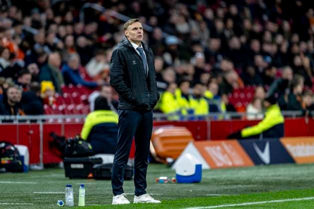 Lithuania coach Edgaras Jankauskas, during the match FOOTBALL - EUROPEAN QUALIFIERS - NETHERLANDS - LITHUANIA at the Johan Cruijff ArenA for the FIFA World Cup, WM, Weltmeisterschaft, Fussball 2026 UEFA Qualifiers - Group G - Matchday 10 season 2025-2026 in AMSTERDAM, Netherlands on 17 november 2025, (photo by Stefan Koops EYE4images DeFodi Images)