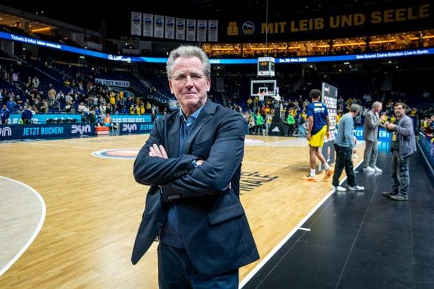 Basketball Berlin 17.11.2025 Saison 2025 2026 BBL-Pokal Viertelfinale Männer, Herren Alba Berlin - Science City Jena Dr. Stefan Holz BBL Geschäftsführer