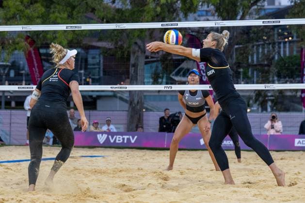 RECORD DATE NOT STATED ADELAIDE, AUSTRALIA - NOVEMBER 18: Louisa Lippmann (Player 2 - GER) during the Beach volleyball, Beachvolleyball World Championships at Adelaide on November 18, 2025 in Adelaide, Australia. Australia Copyright: xBEAUTIFULxSPORTS PeterxWeberx