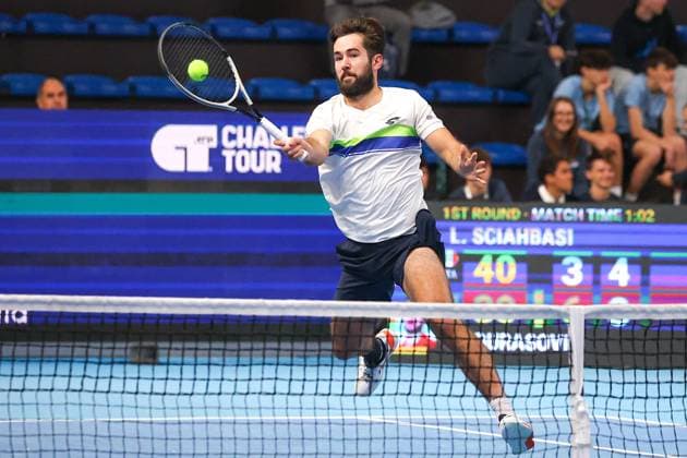 Viktor DURASOVIC (NOR) during ATP, Tennis Herren Challenger Bergamo, International Tennis match in Bergamo, Italy, November 18 2025  Copyright: xRobertaxCorradin IPAxSportx xipa-agency.netx xx IPA_68084825 IPA_Agency_IPA68084825