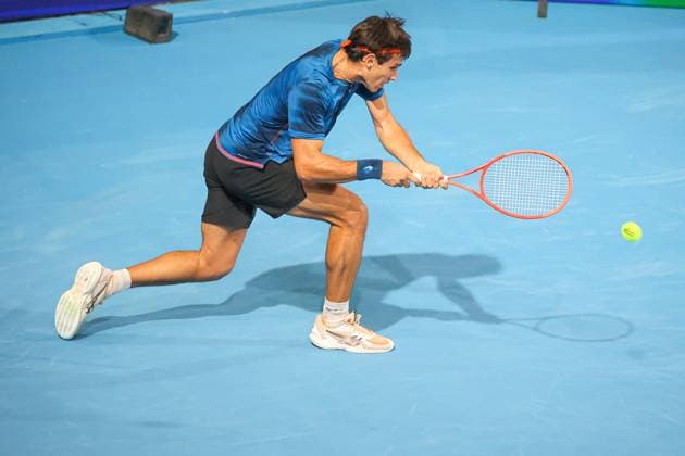Fausto TABACCO (ITA) during ATP, Tennis Herren Challenger Bergamo, International Tennis match in Bergamo, Italy, November 18 2025  Copyright: xRobertaxCorradin IPAxSportx xipa-agency.netx xx IPA_68088982 IPA_Agency_IPA68088982