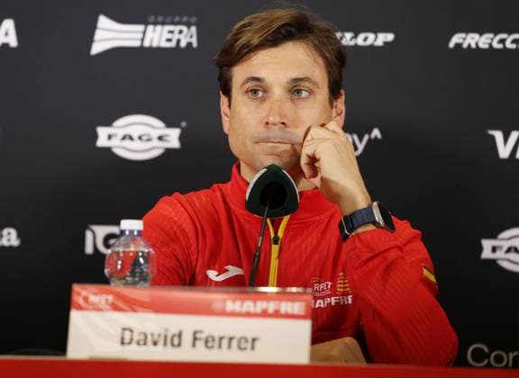 Tennis, Davis Cup Final 2025, team Spain, captain David Ferrer, Italy, November 18, 2025. Photo Felice Calabro  Copyright: xFelicexCalabro x xipa-agency.netx xFELICExCALABRO x IPA_Agency_IPA68089291