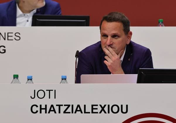 18.11.2025 - Fussball - Saison 2025 2026 - 2. Fussball - Bundesliga - Mitgliederversammlung Jahreshauptversammlung JHV 2025 - Sportfoto Zink DaMa - xdaxmax - Joti Chatzialexiou ( Vorstand 1. FC Nürnberg FCN ) nachdenklich