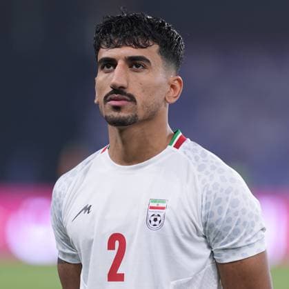 18 November 2025 : Saleh Hardani of Iran national team, Nationalteam of Iran national team, head and shoulders, headshot during the FIFA football friendly international soccer match between Uzbekistan National team and Iran national team at Al Maktoum Stadium stadium, Dubai city.UAE Uzbekistan National team v Iran national team, portraits pre World Cup 2026 Copyright: xSebastianxFrejx