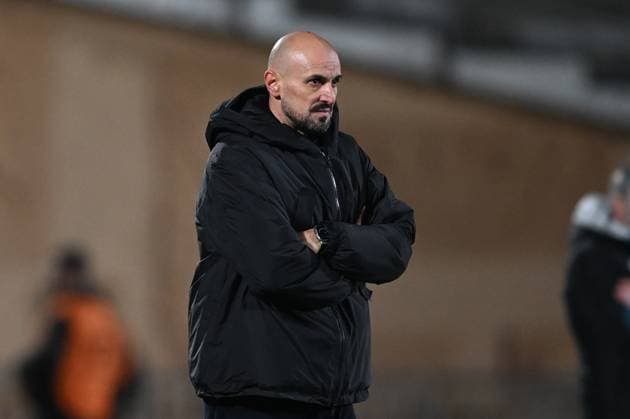 European Under-21 Championship 2027 qualifying round, Georgia 0-2 Germany, Antonio Di Salvo (head coach of Germany Under-21) , November 18, 2025, Mikheil Meskhi stadium, Tbilisi, Georgia Copyright: xx European Under-21 Championship 2027 qualifying round, Georgia 0-2 Germany-26