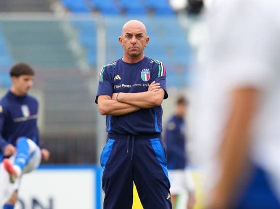Italy v Poland: European Under-19 Championship 2026- Round 1 Alberto Bollini is the head coach of Italy during the qualifying match for the European Under-19 Championship - Wales 2026, between Italy and Poland at the Angelo Massimino stadium in Catania, Italy, on November 18, 2025. Catania Italy  Copyright: xGabrielexMaricchiolox originalFilename:maricchiolo-italyvpo251118_npURO.jpg