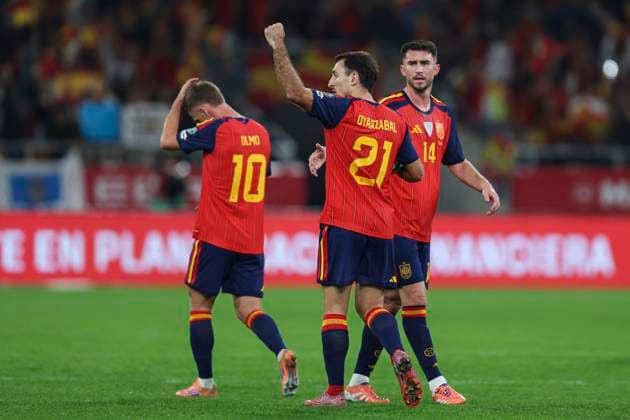 ESP: Spain - Turkey. La Liga EA Sports. Date 6 Mikel Otarzabal of Spain during the World Cup 2026 Qualifying match between Spain and Turkey played at La Cartuja Stadium on November 18, 2025 in Sevilla, Spain. kpng Copyright: xAntonioxPozox xPRESSINx AP_251118_SPA_TUR_035
