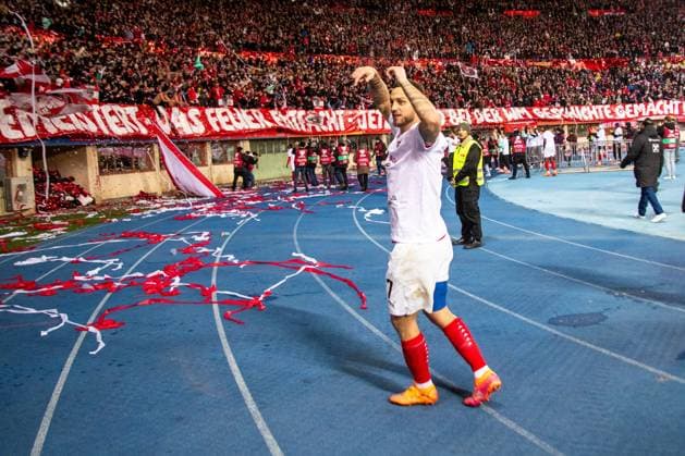 SOCCER - FIFA WC quali, AUT vs BIH VIENNA,AUSTRIA,18.NOV.25 - FIFA World Cup, WM, Weltmeisterschaft, Fussball 2026, European Qualifiers, group stage, OEFB international match, Länderspiel, Nationalmannschaft Austria vs Bosnia and Herzegovina. Image shows the rejoicing of Marko Arnautovic (AUT). GEPAxpictures xPhilippxBrem