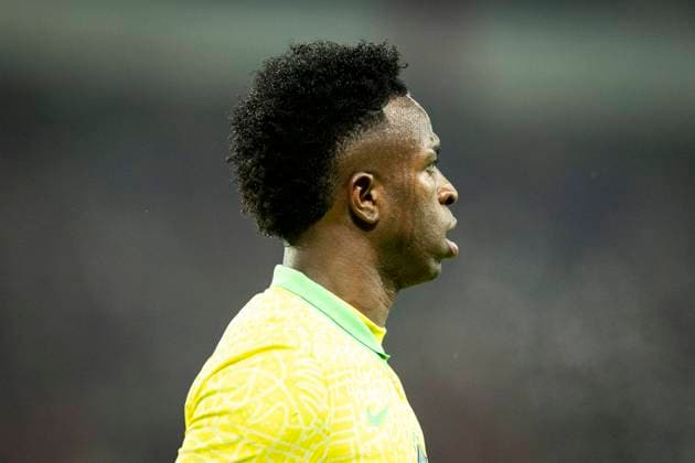 FOOTBALL: International Friendly, Länderspiel, Nationalmannschaft match between Brazil and Tunez at Stade Pierre-Mauroy on November 18, 2025 in Lille, France. Vinicius Junior 7 (BRA)  Copyright: xelyxandroxcegarrax