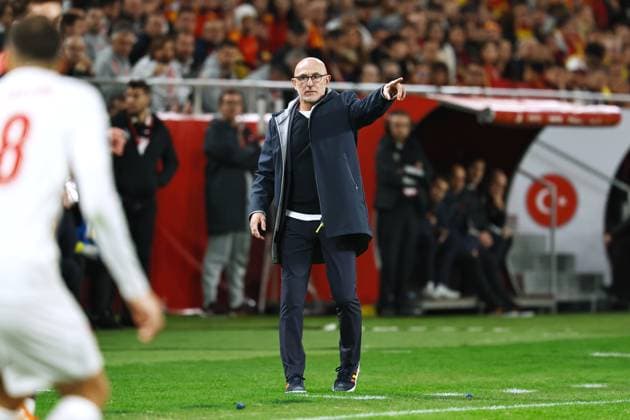 Luis de la Fuente (ESP), NOVEMBER 18, 2025 - Football Soccer : The 2026 FIFA World Cup, WM, Weltmeisterschaft, Fussball European qualifiers Group E match between Spain - Turkey at the Estadio La Cartuja de Sevilla in Sevilla, Spain. Noxthirdxpartyxsale  aflo_310855225