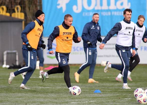 Fussball, Herren, 3.Liga, Saison 2025 2026, TSV 1860 München, Training Marvin Rittmüller Rittmueller (TSV 1860 München) mit Ball am Fuss im Laufen