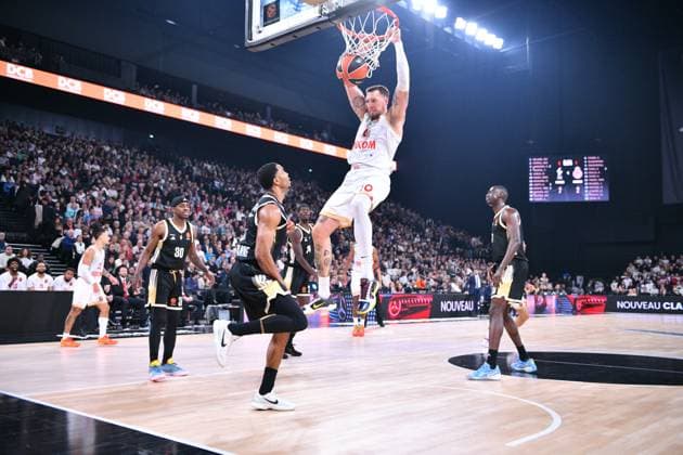 BASKET BALL : LDLC ASVEL vs AS Monaco - Turkish Airlines Euroligue - LDLC ARENA venue - Decines - 19 11 2025 Daniel Theis from AS Monaco during the Turkish Airlines Euroleague match between LDLC ASVEL and AS Monaco at the LDLC ARENA venue in Decines, France on November 19th 2025  Copyright: xCYRILxALISTERxLESTAGEx