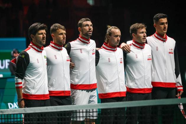 TENNIS - Internazionali di Tennis - Davis Cup - Final Eight Austria tennis team of Davis Cup during Davis Cup - Final Eight, International Tennis match in Bologna, Italy, November 19 2025 Bologna Italy  Copyright: xIPAxSport ABACAx