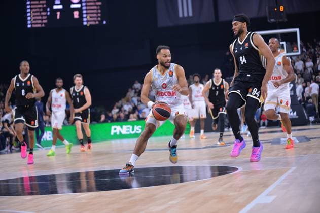 BASKET BALL : LDLC ASVEL vs AS Monaco - Turkish Airlines Euroligue - LDLC ARENA venue - Decines - 19 11 2025 Elie Okobo from AS Monaco during the Turkish Airlines Euroleague match between LDLC ASVEL and AS Monaco at the LDLC ARENA venue in Decines, France on November 19th 2025  Copyright: xCYRILxALISTERxLESTAGEx