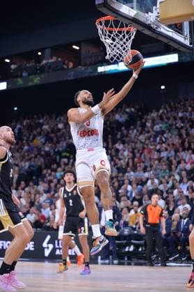 BASKET BALL : LDLC ASVEL vs AS Monaco - Turkish Airlines Euroligue - LDLC ARENA venue - Decines - 19 11 2025 Elie Okobo from Monaco during the Turkish Airlines Euroleague match between LDLC ASVEL and AS Monaco at the LDLC ARENA venue in Decines, France on November 19th 2025  Copyright: xCYRILxALISTERxLESTAGEx