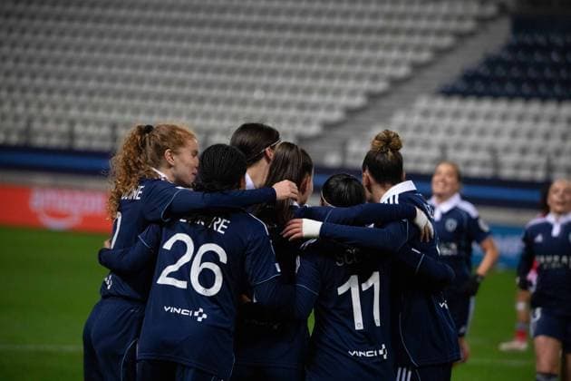 November 19, 2025, Paris, Å½Le-De-France, France: November 19, 2025, Paris, France: Women s Champions League, 4th matchday : Paris FC - Benfica : Paris FC claims their first victory in the 2026 UEFA Women s Champions League beating Benfica at Jean-Bouin (2-0). Maelline Mendy and Maelle Garbino scored for the team coached by Sandrine Soubeyrand. Paris France - ZUMAp284 20251119_zip_p284_049 Copyright: xMickaelxPintax