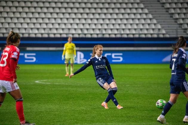 November 19, 2025, Paris, Å½Le-De-France, France: November 19, 2025, Paris, France: Women s Champions League, 4th matchday : Paris FC - Benfica : Paris FC claims their first victory in the 2026 UEFA Women s Champions League beating Benfica at Jean-Bouin (2-0). Maelline Mendy and Maelle Garbino scored for the team coached by Sandrine Soubeyrand. Paris France - ZUMAp284 20251119_zip_p284_052 Copyright: xMickaelxPintax