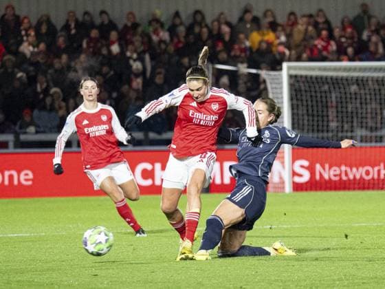 Mariona Caldentey of Arsenal during the UEFA Women?s Champions League match between Arsenal and Real Madrid at Meadow Park on November 19, 2025 n Borehamwood, England. Copyright: xElliotxLegg SPPx Sportspressphoto_SPR64016