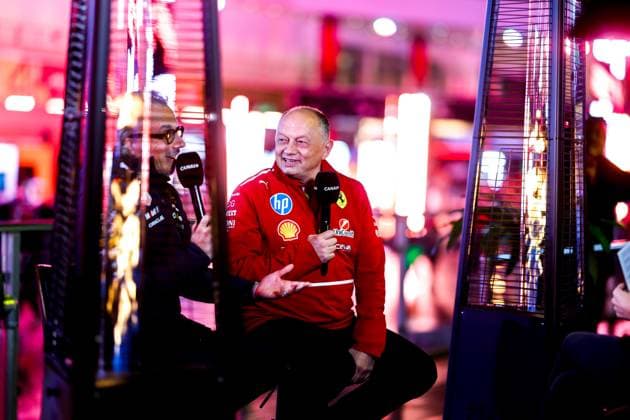 F1 - LAS VEGAS GRAND PRIX 2025 VASSEUR FrÃ dÃ ric (fra), Team Principal & General Manager of the Scuderia Ferrari, portrait during the 2025 Formula 1 Las Vegas Grand Prix, 22th round of the 2025 FIA Formula One World Championship, WM, Weltmeisterschaft from November 21 to 23, 2025 on the Las Vegas Strip Circuit, in Paradise, Nevada, United States of America - ParadiseUnited States  Copyright: xDPPIx