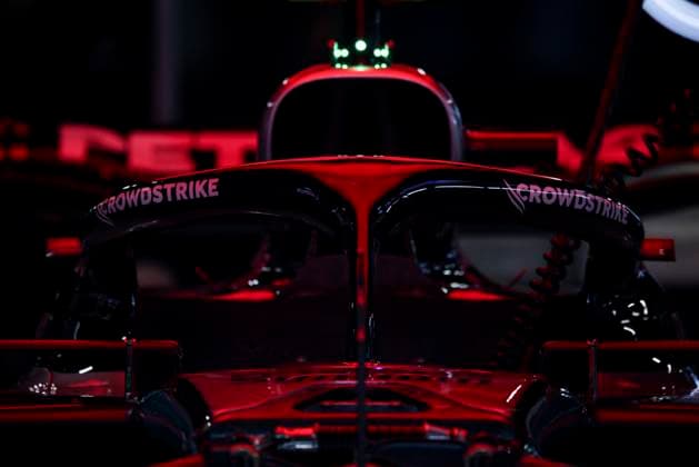F1 - LAS VEGAS GRAND PRIX 2025 Mercedes AMG F1 Team W16, mechanical detail halo during the 2025 Formula 1 Las Vegas Grand Prix, 22th round of the 2025 FIA Formula One World Championship, WM, Weltmeisterschaft from November 21 to 23, 2025 on the Las Vegas Strip Circuit, in Paradise, Nevada, United States of America - ParadiseUnited States  Copyright: xXavixBonillax