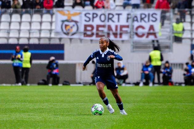 Sheika Scott Richardson of Paris FC in action during the UEFA Womens Champions League game between Paris FC and SL Benfica at Stade Jean Bouin in Paris, France. Copyright: xPaulinexFIGUETx xSPPx Sportspressphoto_SPR64085