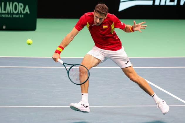 Pablo CARRENO BUSTA (ESP) during Davis Cup - Final Eight, International Tennis match in Bologna, Italy, November 20 2025  Copyright: xRobertaxCorradin IPAxSportx xipa-agency.netx xx IPA_68162189 IPA_Agency_IPA68162189