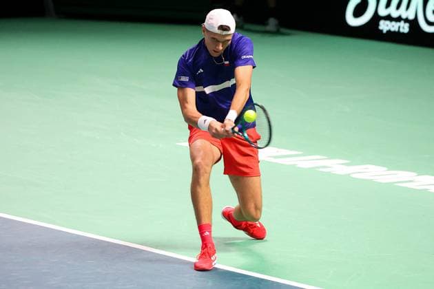 TENNIS - Internazionali di Tennis - Davis Cup - Final Eight Jakub MENSIK (CZE) during Davis Cup - Final Eight, International Tennis match in Bologna, Italy, November 20 2025 Bologna Italy  Copyright: xIPAxSport ABACAx