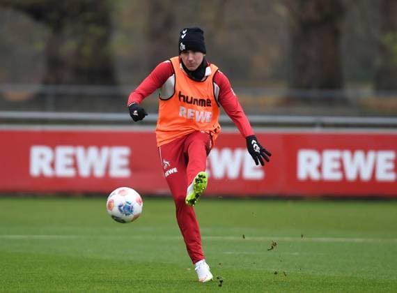 20.11.2025, xophax, Fussball 1.Bundesliga Saison 2025 2026 1.FC Köln Training Isak Johannesson ( 1.FC Köln ) Leverkusen