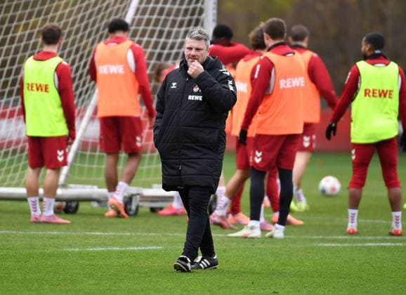 20.11.2025, xophax, Fussball 1.Bundesliga Saison 2025 2026 1.FC Köln Training Lukas Kwasniok ( 1.FC Köln ) Leverkusen