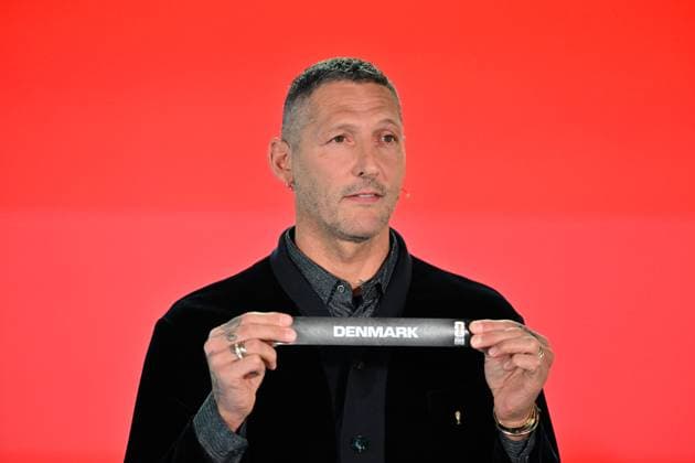 2026 FIFA World Cup, WM, Weltmeisterschaft, Fussball Play-Off Tournament draw ZURICH, SWITZERLAND - NOVEMBER 20: Italian former player Marco Materazzi during the 2026 FIFA World Cup Play-Off Tournament draw at the FIFA s Home of Football in Zurich, Switzerland on November 20, 2025. Mustafa Yalcin Anadolu Zurich Switzerland. Editorial use only. Please get in touch for any other usage.  Copyright: x2025xAnadoluxMustafaxYalcinx