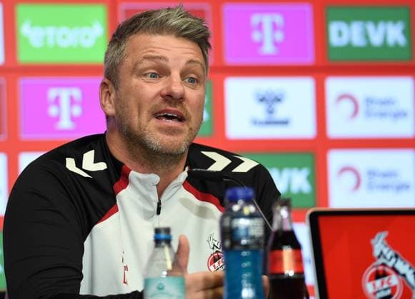 20.11.2025, xophax, Fussball 1.Bundesliga Saison 2025 2026 1.FC Köln Pressekonferenz Trainer Lukas Kwasniok ( 1.FC Koeln ) Köln