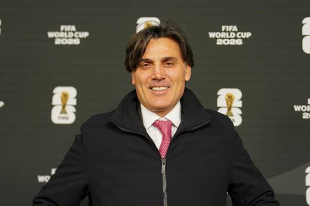 Fussball: FIFA WM-Qualifikation Europa 2025 26 Playoff-Auslosung Home of FIFA (Zürich, Schweiz): Vincenzo Montella (Nationaltrainer Türkei) Zürich Kanton Zürich Schweiz Copyright: xJOERANxSTEINSIEKx