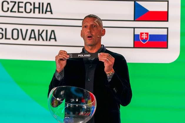 Fussball: FIFA WM-Qualifikation Europa 2025 26 Playoff-Auslosung Home of FIFA (Zürich, Schweiz): Marco Materazzi (FIFA Legende) zieht Polen Copyright: xJOERANxSTEINSIEKx