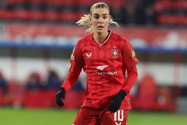 Jill Roord of FC Twente during the match FC Twente Enschede vs Atletico de Madrid at the Stadium the Grolsch Veste for the Champions League women season 2025-2026 in ENSCHEDE, Netherlands on 20 november 2025, (photo by Peter Lous EYE4images DeFodi Images)