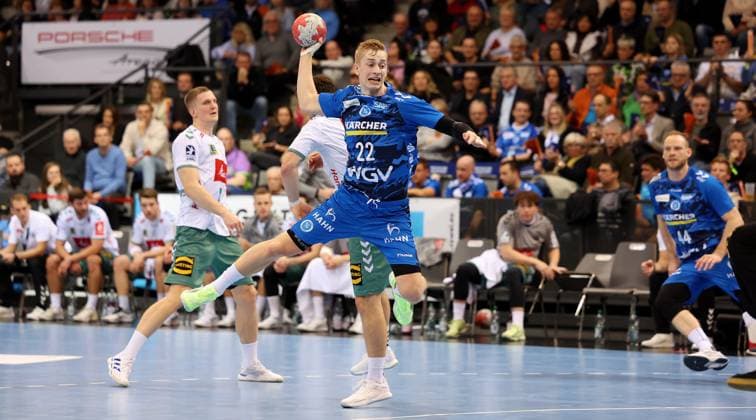 BAU 20.11.2025 Stuttgart Handball TVB Stuttgart vs. GWD Minden, Torben Matzken (TVB)