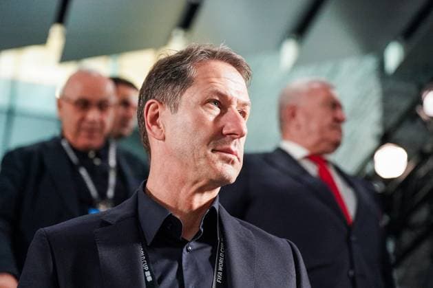Fussball: FIFA WM-Qualifikation Europa 2025 26 Playoff-Auslosung Home of FIFA (Zürich, Schweiz): Franco Foda - Nationaltrainer Kosovo Zürich Kanton Zürich Schweiz Copyright: xJOERANxSTEINSIEKx