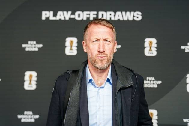 Fussball: FIFA WM-Qualifikation Europa 2025 26 Playoff-Auslosung Home of FIFA (Zürich, Schweiz): Graham Potter - Nationaltrainer Schweden Zürich Kanton Zürich Schweiz Copyright: xJOERANxSTEINSIEKx