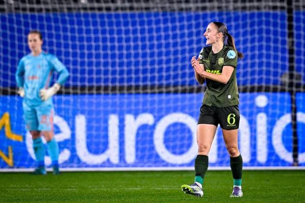 OH Leuven v AS Roma - UEFA Women s Champions League LEUVEN, BELGIUM - NOVEMBER 20 : Mertens Zenia midfielder of OH Leuven after the 0-1 during the UEFA Women s Champions League 2025 26 League Phase MD4 match between OH Leuven and AS Roma on November 20, 2025 in Leuven, Belgium, 20 11 2025  Copyright: xTomasxSiskx