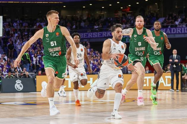 20th November 2025; Movistar Arena; Madrid, Spain; Turkish Airlines Euroleague Basketball; Spain, Real Madrid vs Zalgiris Kaunas; Facundo Campazzo (Real Madrid) Euroleague Basketball Real Madrid vs Zalguiris Kaunas 900 Cordon Press  900 CordonxPress LOF - Euroleague Basketball Real Madrid vs Zalgiris Kaunas