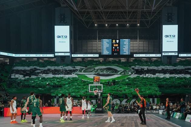 November 20, 2025, Athens, Athens, Greece: panathinaikos fans during the EuroLeague Round 12 game between Panathinaikos Aktor BC and Dubai at Telekom Center Athens on November 20, 2025 Athens Greece - ZUMAa226 20251120_zip_a226_004 Copyright: xGiorgosxArapekosx